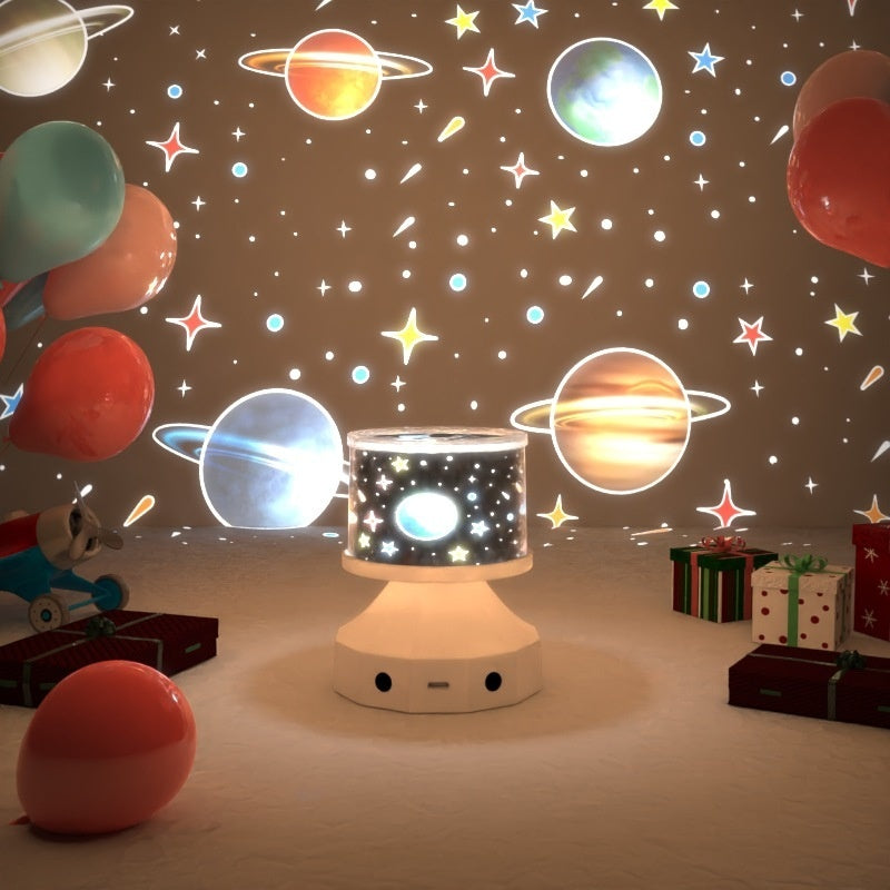 Star Projector Lamp with Bluetooth Speaker – 360° Galaxy Light Show