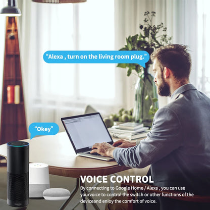WiFi Smart Plug – Voice Control, App & Timer, Alexa & Google Home