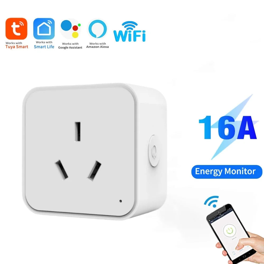 AU Multi-Socket Smart Plug WiFi + Zigbee, Alexa & Google Voice Control