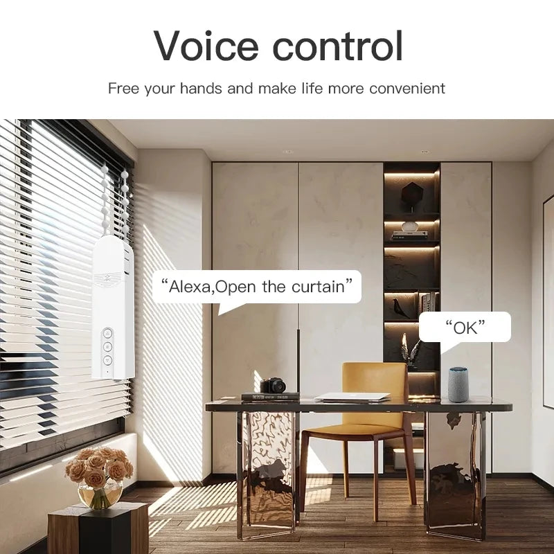 Smart WiFi Blind Motor USB Automatic Roller Drive App & Voice Control