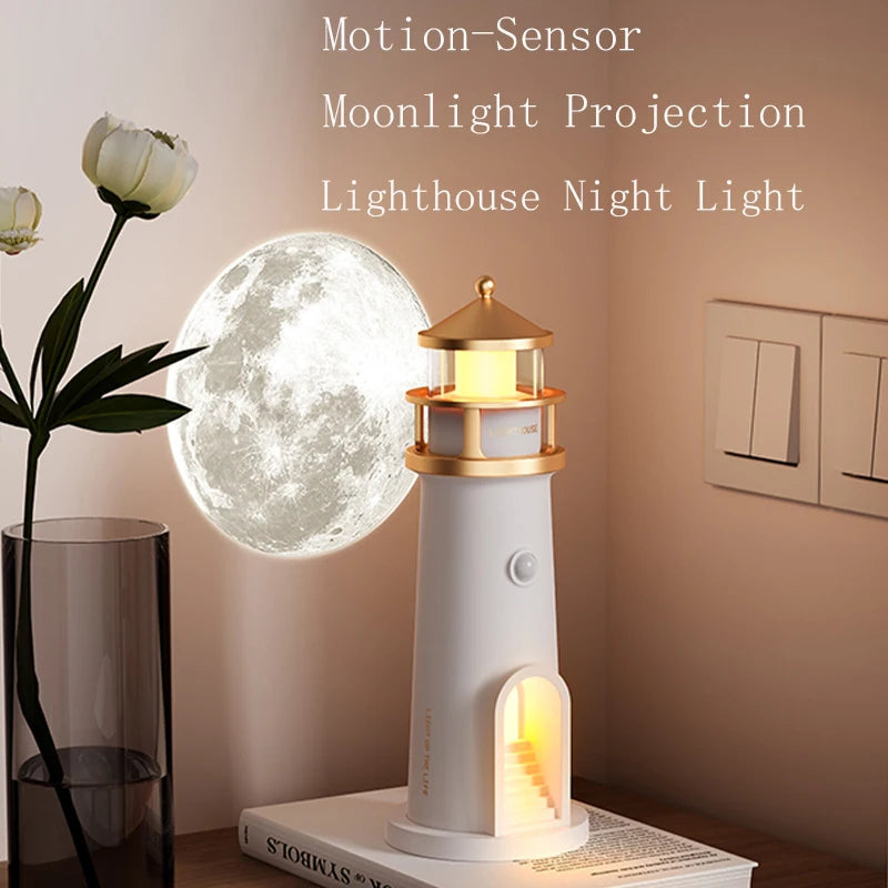 Moon Lamp Projector – 3D Lunar Surface Light with Stand & Remote