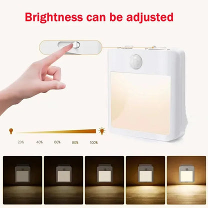 Motion Sensor Night Light – Wireless Plug-In LED for Hallway & Bedroom
