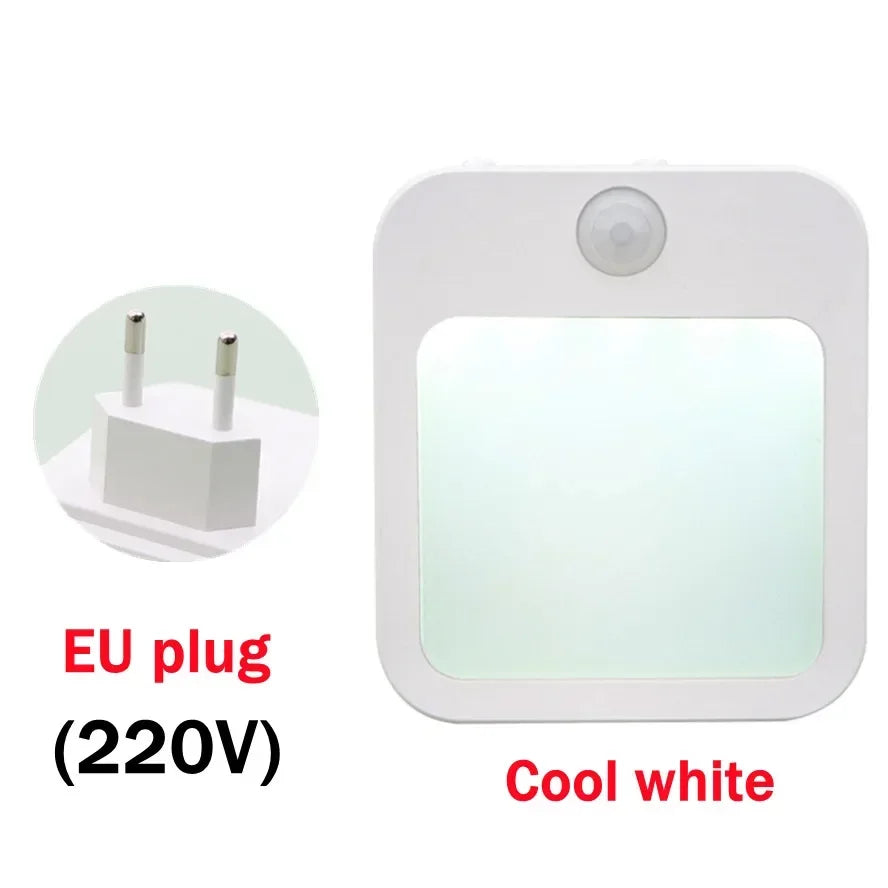 Motion Sensor Night Light – Wireless Plug-In LED for Hallway & Bedroom
