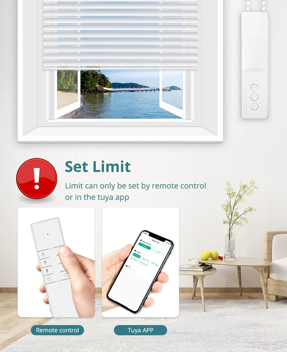 Smart Roller Shade Motor WiFi Auto Blind Drive Alexa 