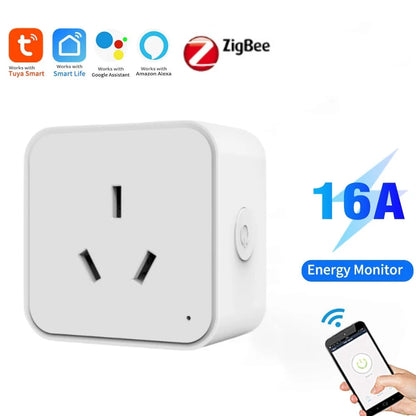 WiFi + Zigbee Smart Plug Dual Protocol Alexa