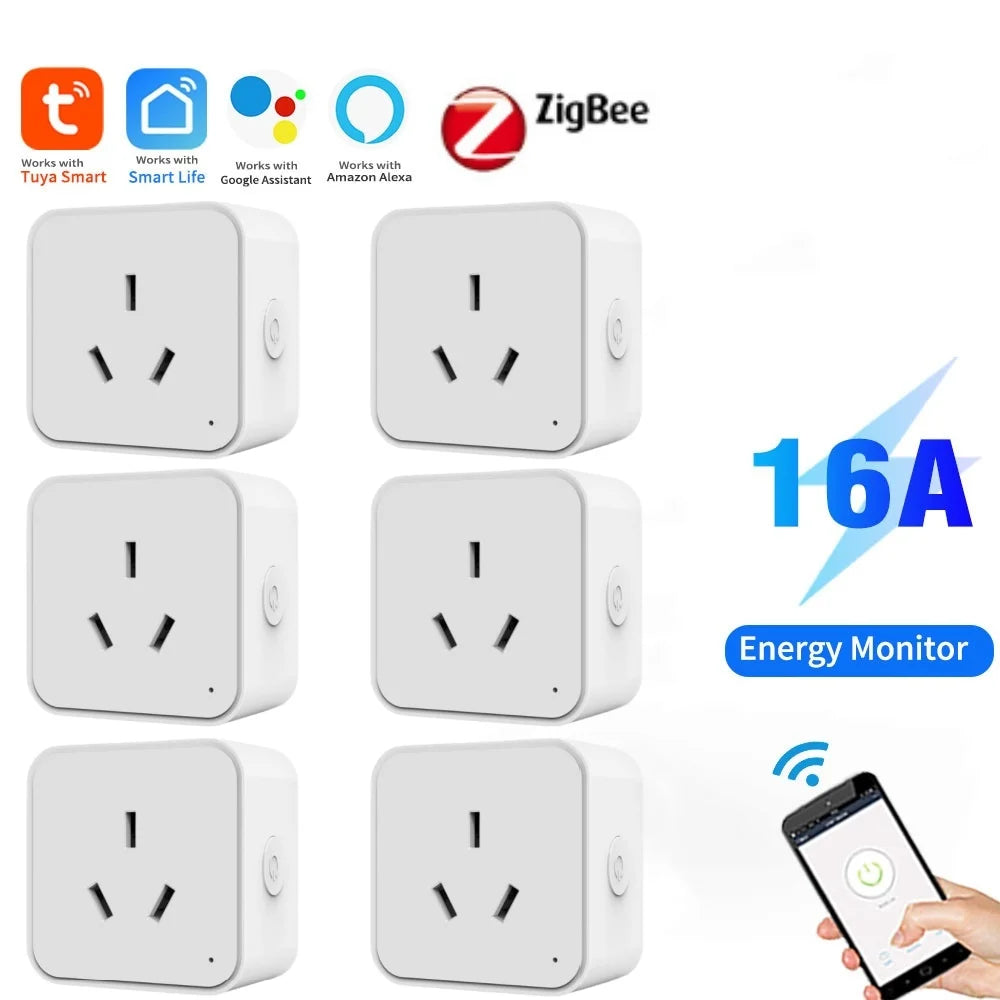 WiFi + Zigbee Smart Plug Dual Protocol Alexa