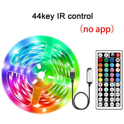 RGB LED Strip Lights – App + Voice Control, Music Sync, Cuttable to Size